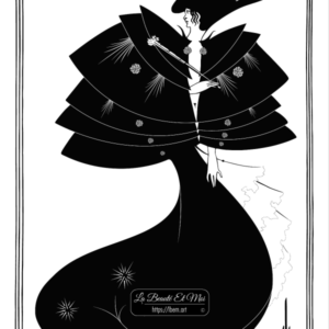 Poster Aubrey Beardsley - The Black Cape, zum Ausdrucken