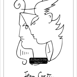 Poster Jean Cocteau - Das Testament des Orpheus (der Dichter), Zeichnung zum Ausdrucken