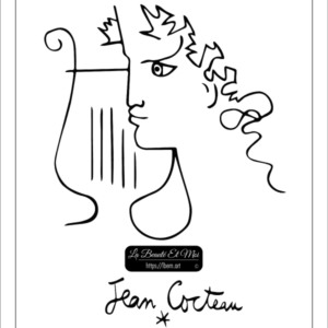 Poster Jean Cocteau - Das Testament des Orpheus, Zeichnung zum Herunterladen und Ausdrucken
