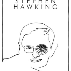 Poster Stephen Hawking zum Ausdrucken